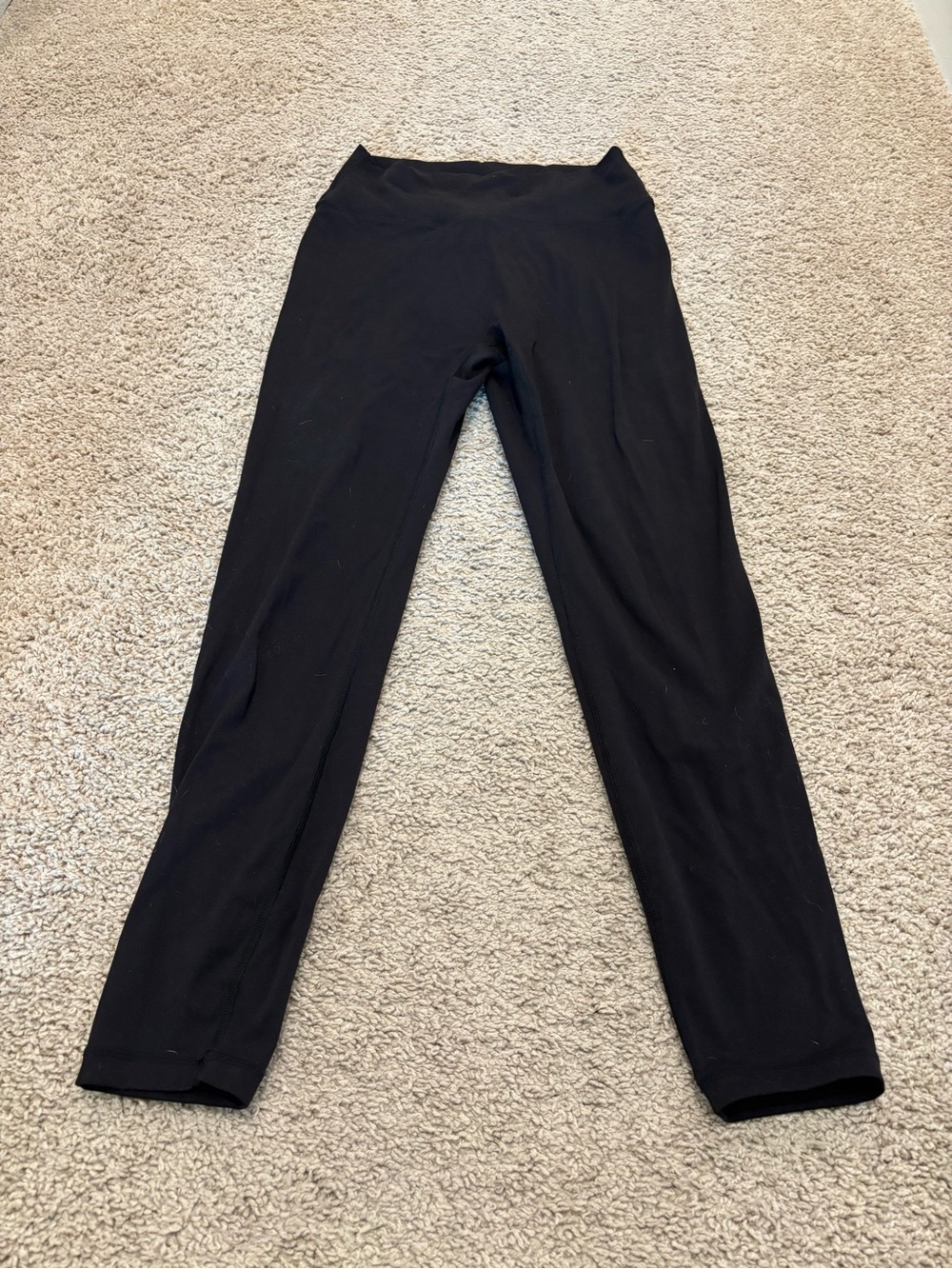 YEOREO SoftHue Hidden Scrunch Black Leggings Size M High Waist
